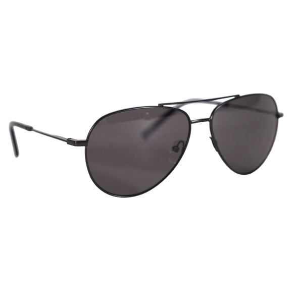 Chesterfield Mens Pilot Aviator Polarized Sunglasses - Matte Black/Black - NWT - Picture 2 of 8